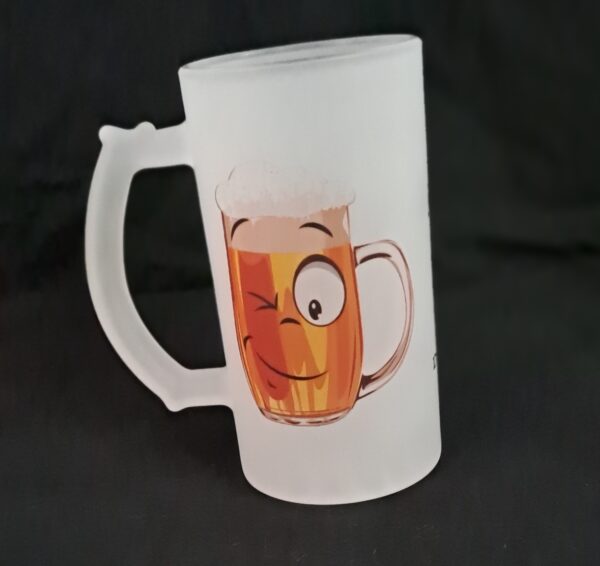 Chope givrée, personnalisée