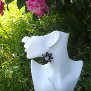 Boucles d'oreilles en bois modèle 2