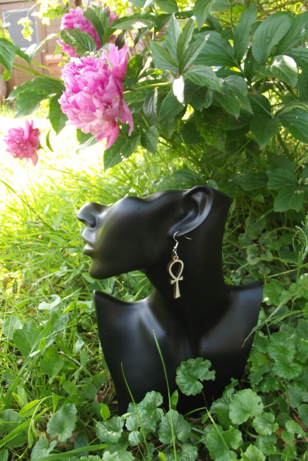 Boucles d'oreilles en bois modèle 11