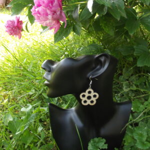 Boucles d'oreilles en bois modèle 14