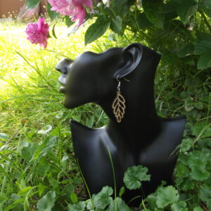 Boucles d'oreilles en bois modèle 20