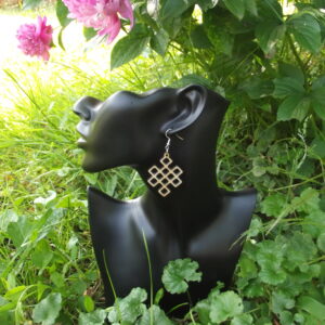 Boucles d'oreilles en bois modèle 21