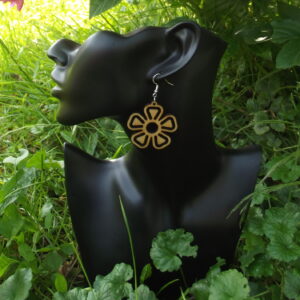 Boucles Oreilles Bois