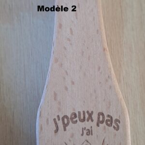 Spatules à Raclette en Bois Naturel | modèle2