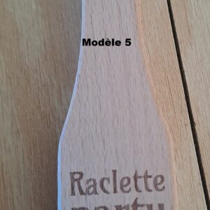 Spatules à Raclette en Bois Naturel | modèle5