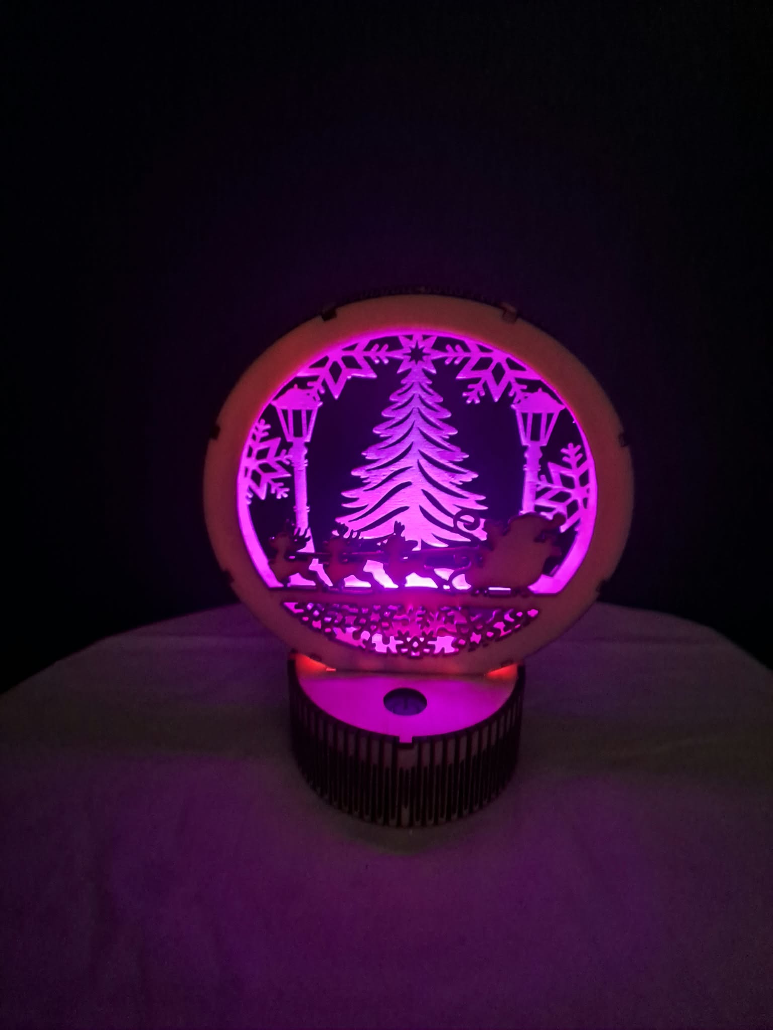 Décoration de Noël lumineuse LED Père Noël – Image 3