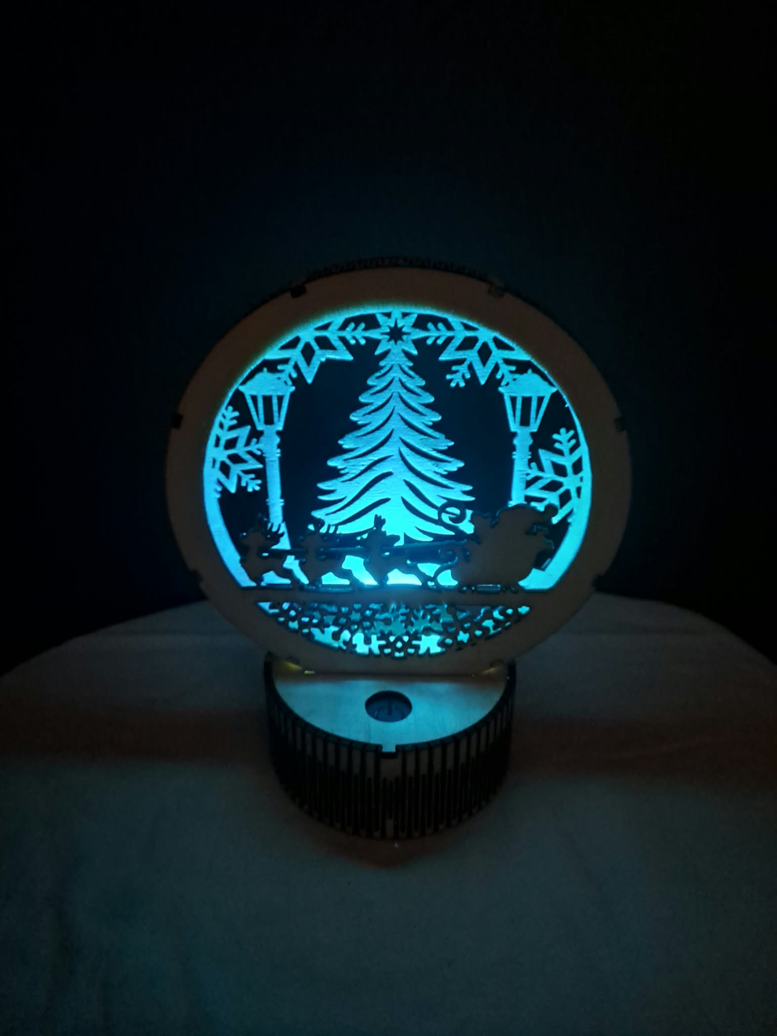 Décoration de Noël lumineuse LED Père Noël – Image 2