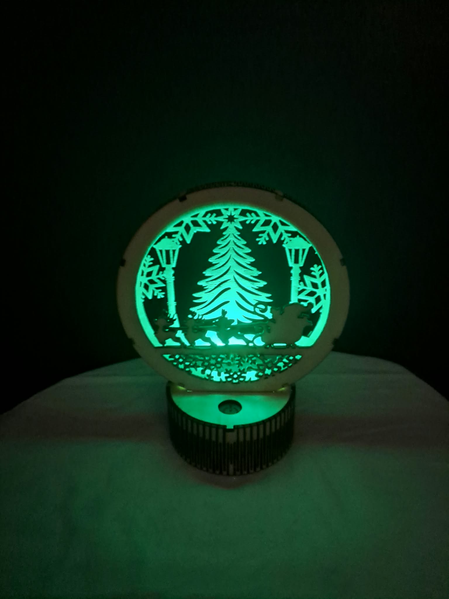 Décoration de Noël lumineuse LED Père Noël – Image 4